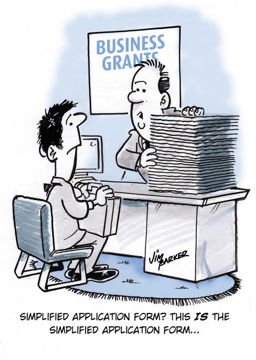 "Simplified application form? This IS the simplified application form..."