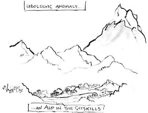 Geologic anomaly...an Alp in the Catskills.