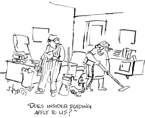 "Does insider trading apply to us?"