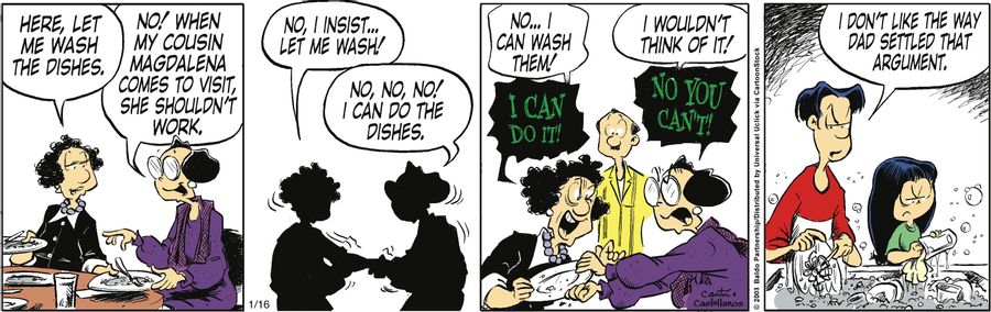"Here, let me wash the dishes."