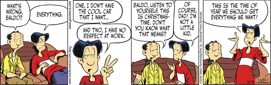 "This is the time of year we should get everything we want!"