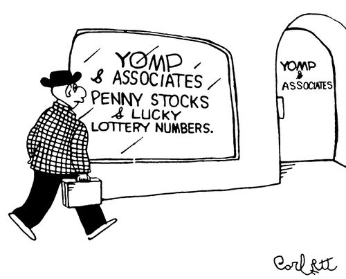 Penny Stocks & Lucky Lottery Numbers