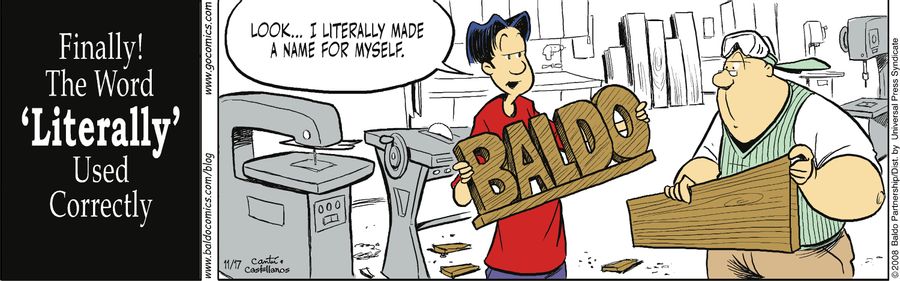 "Look...I literally made a name for myself."