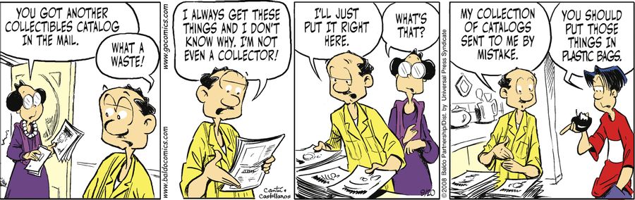 "I always get these things and I don't know why. I'm not a collector!"
