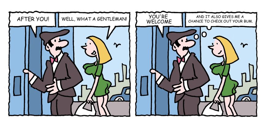 "Well, what a gentleman!"
