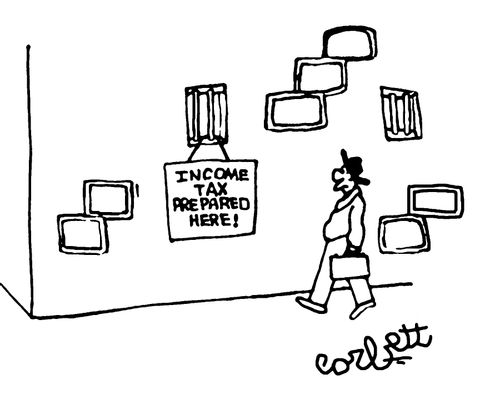 'Income tax prepared here!'