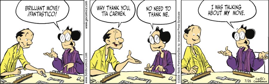 "Brilliant move! Fantastico!"