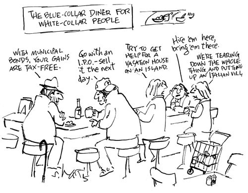 The blue-collar diner for white-collar people...