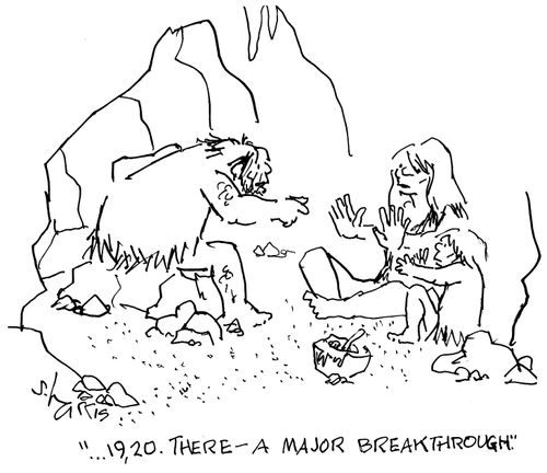"...19, 20.  There - a major breakthrough."