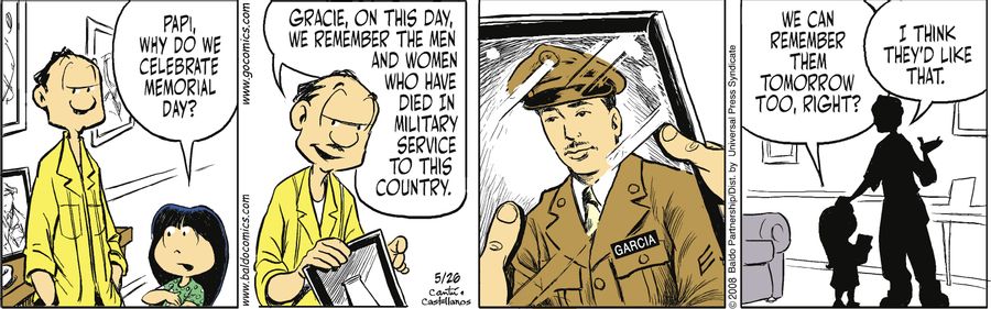 "Papi, why do we celebrate Memorial Day?"