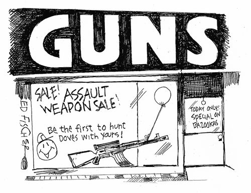 Assault weapon sale: be the first to hunt doves with yours!