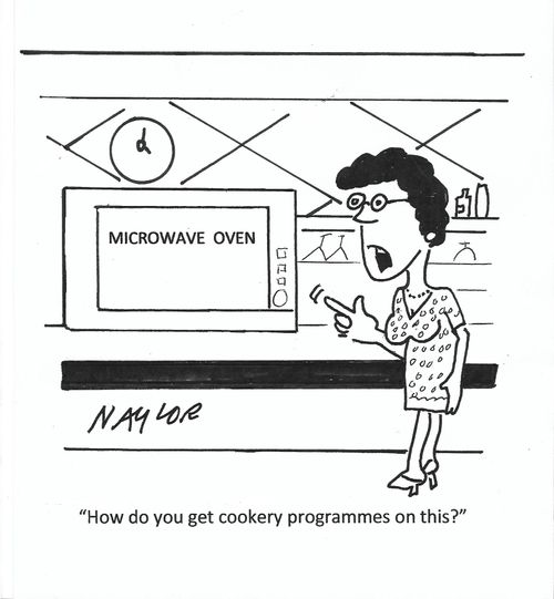 "How do you get cookery programmes on this?"