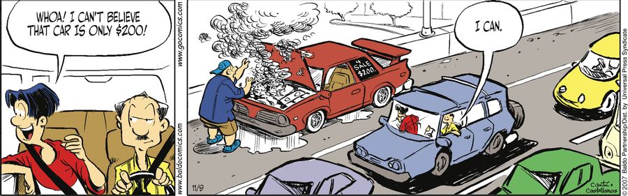 "Whoa! I can't believe that car is only $200!"