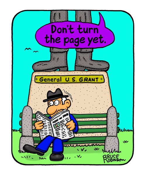 "Don't turn the page yet."