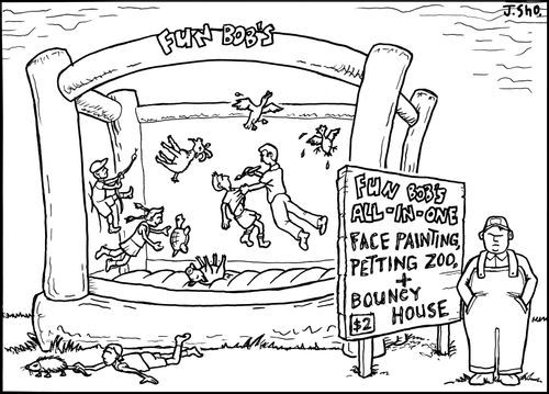 Face Painting, Petting Zoo, and Bouncy House