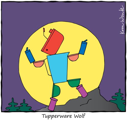 Tupperware Wolf