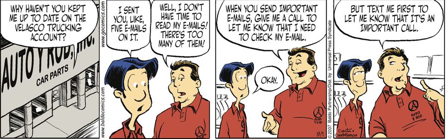 "Why haven't you kept me up to date on the Velasco trucking account?"