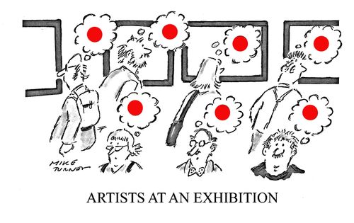 Artists at an Exhibition