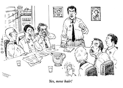 "Yes, nose hair!"