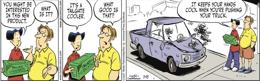 "It's a tailgate cooler."
