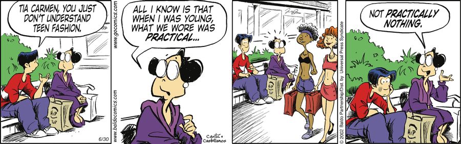 "Tia Carmen, you just don't understand teen fashion."