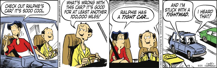 "Check out Ralphie's car! It's soooo cool."