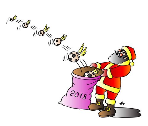 Santa Claus and balls