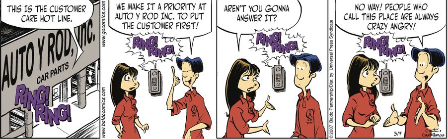 "This is the customer care hot line. We make it a priority at Auto y Rod Inc. to put the customer first!"