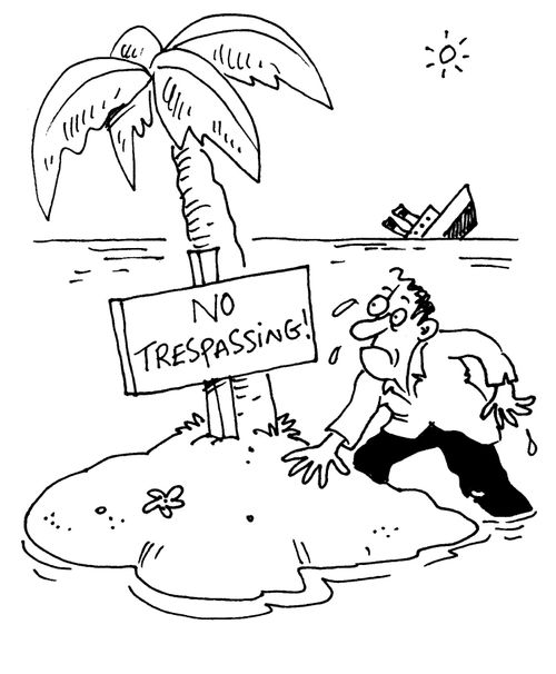 No Trespassing!