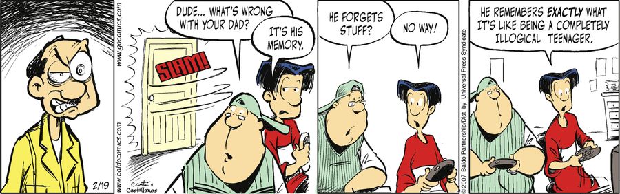 "Dude...what's wrong with your dad?"