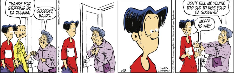 "Thanks for stopping by, Tia Zulema."