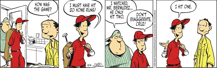 "I must have hit 20 home runs!"