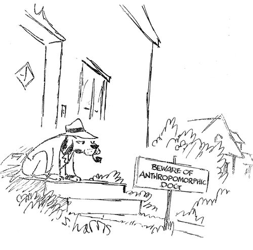 Beware of Anthropomorphic Dog