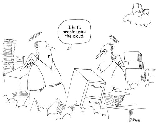 "I hate people using the cloud."