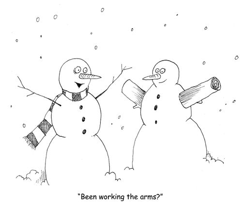 "Been working the arms?"