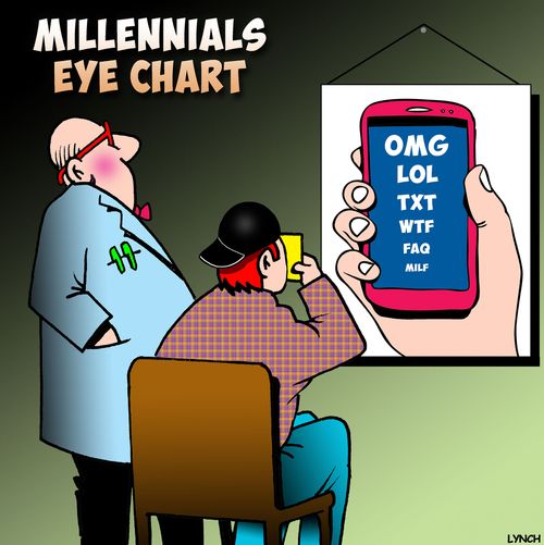 Millennials Eye Chart