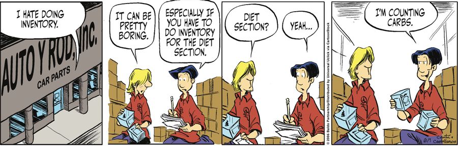 "I hate doing inventory."