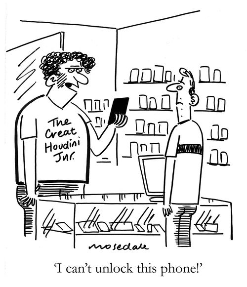 'I can't unlock this phone!'