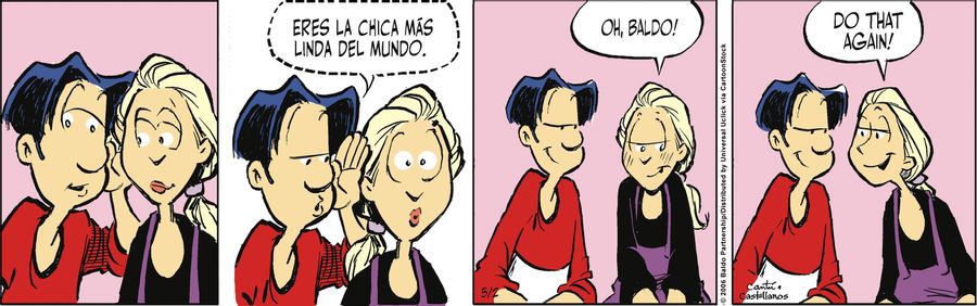 "Eres la chica mas linda del mundo."