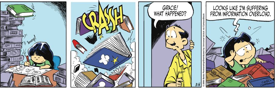 "Looks like I'm suffering from information overload."