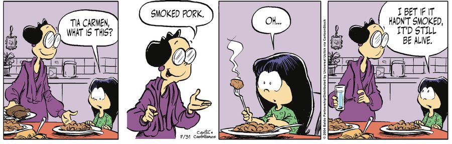 "I bet if it hadn't smoked, it'd still be alive."