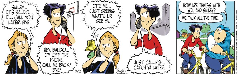 "We talk all the time."
