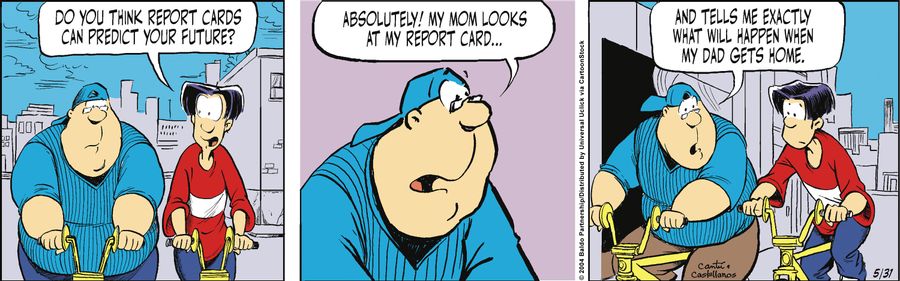 "Do you think reports cards can predict your future?"