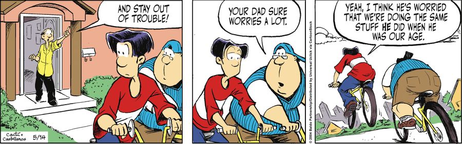 "Your dad sure worries a lot."