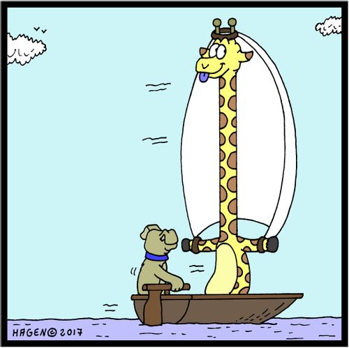 Giraffe Sailing
