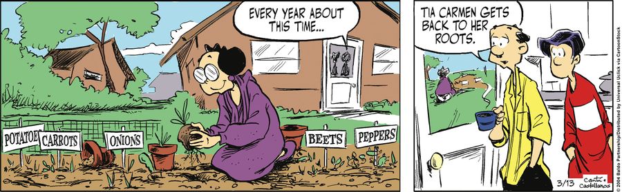 "Every year about this time...Tia Carmen gets back to her roots."