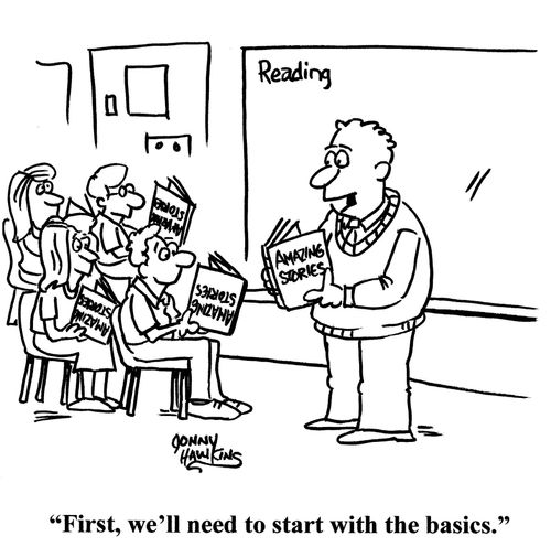 "First, we'll need to start with the basics."