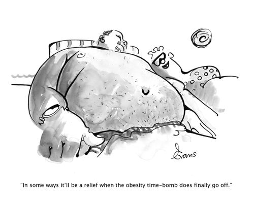 "In some ways it'll be a relief when the obesity time-bomb does finally go off."