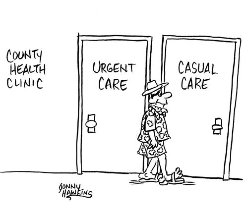 County Health Clinic: "Urgent Care" and "Casual Care"