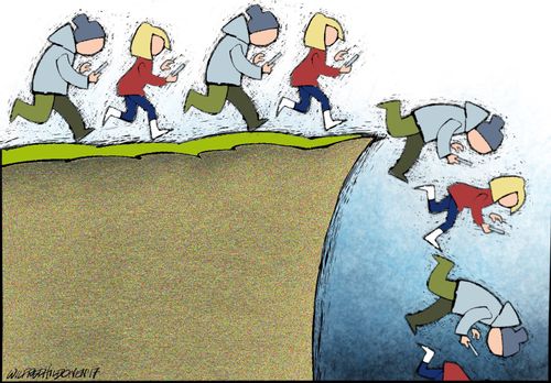 Smart phones and dumb people?